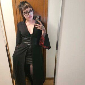 Blackmilk Cursed Bats Vampire Corset Trench Coat
